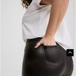 NWOT Torrid black full length faux leather legging Size 2 (2X 18-20)